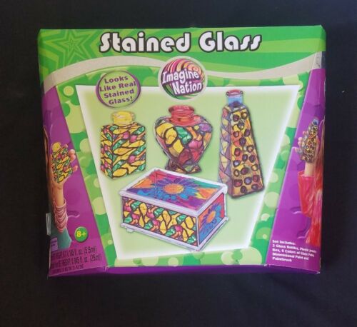 Vintage Tiffany Style Imagine Nation Stained Glass Kit