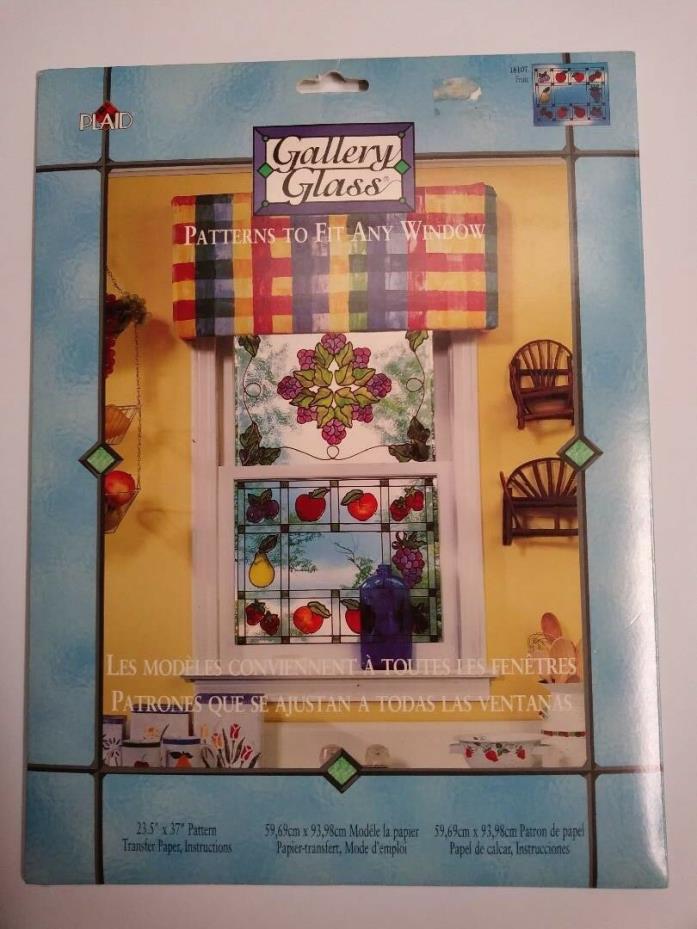 Gallery Glass Fruit Patterns To Fit Any Window 16107