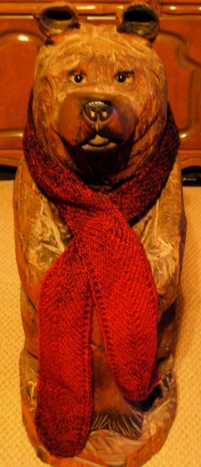 Hand Knit Wool Blend Scarves