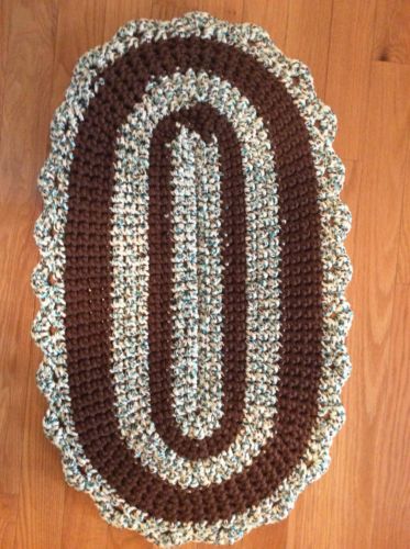 Handmade Crochet Macrame Rug