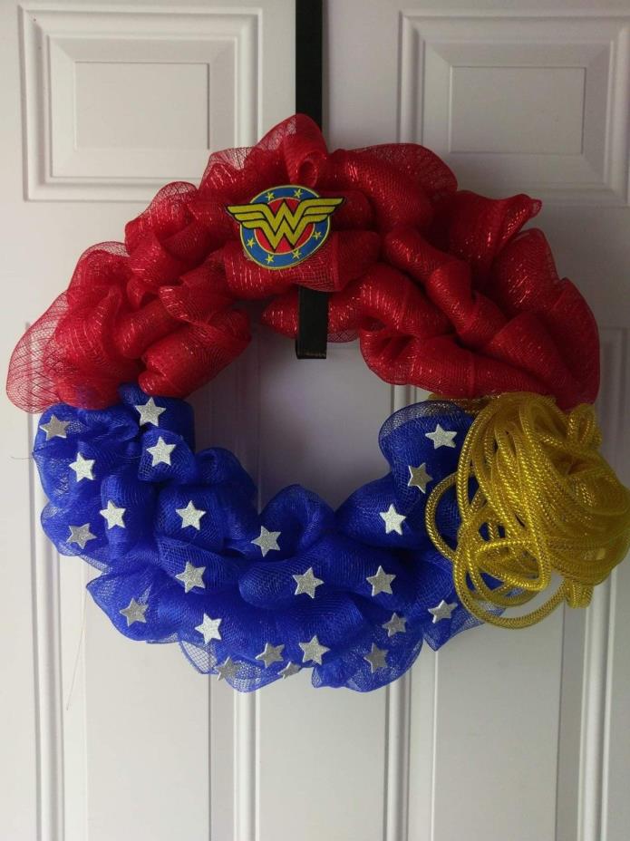 Wonder Woman wreath