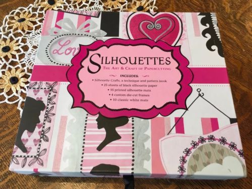 NOS SILHOUETTES Papercutting KIT Sealed Box STERLING PUB 1st Ed. Arts & Crafts