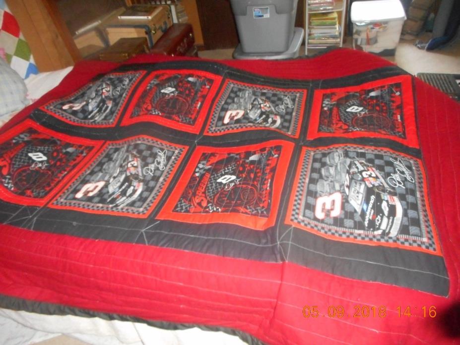 Dale Earnheart hand Made Quilt