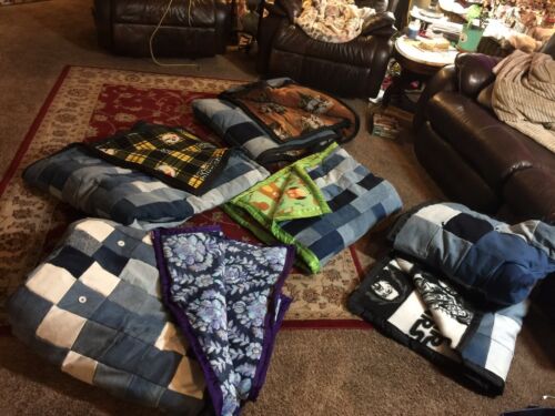 Denim/ Jean Quilt      Any Size Any Backing