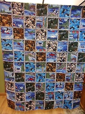 Alaskan Wilderness Rag Quilt  63