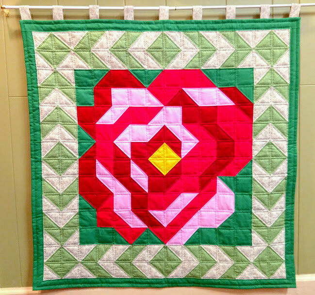 The Rose Wall Hanging Quilt 39