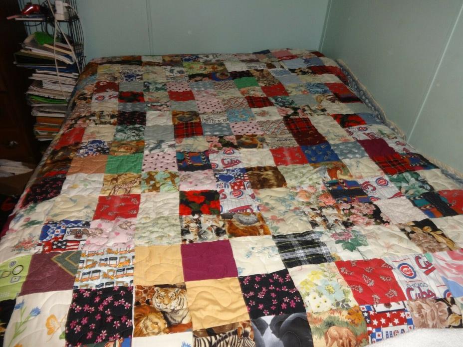 Handmade Granny Square Quilt