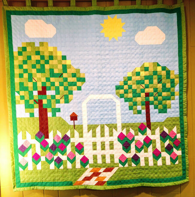Summer Day Wall Hanging Quilt 48