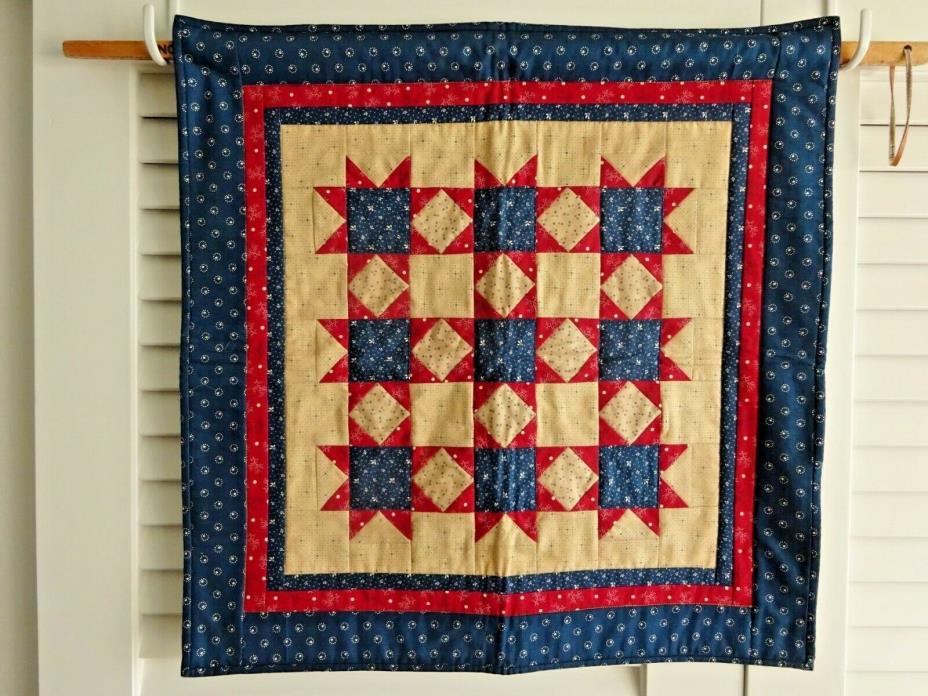 New ~ Handmade Quilt Wall Hanging ~ Star ~ 27-1/2