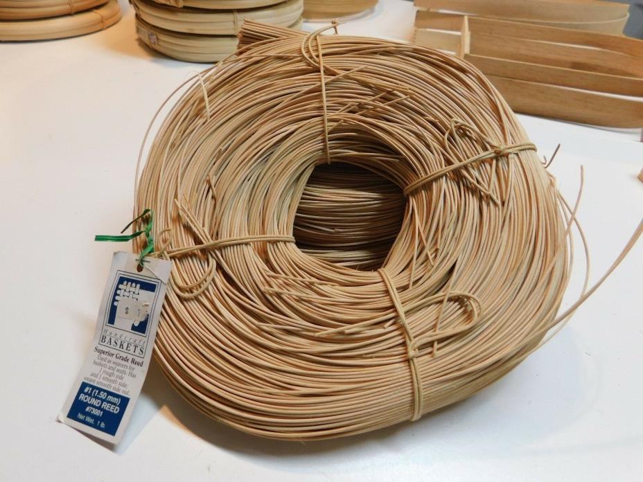 Round Reed 1.50mm --1 pound--New Crafting Basket Making Supply
