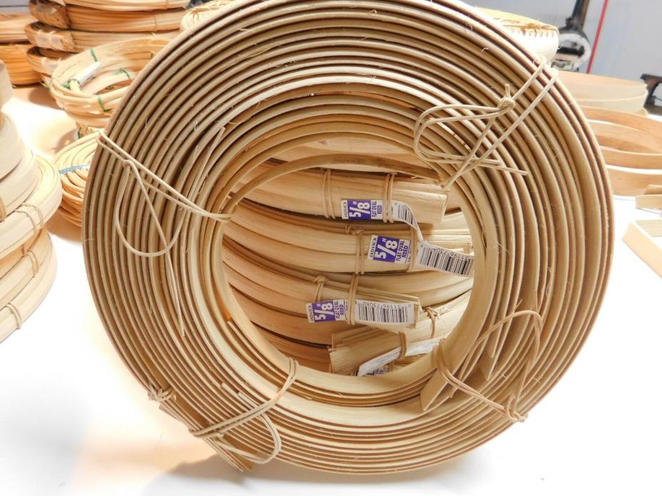 Jadvick Flat Oval Reed 5/8 --1 pound--New Crafting Basket Making Supply