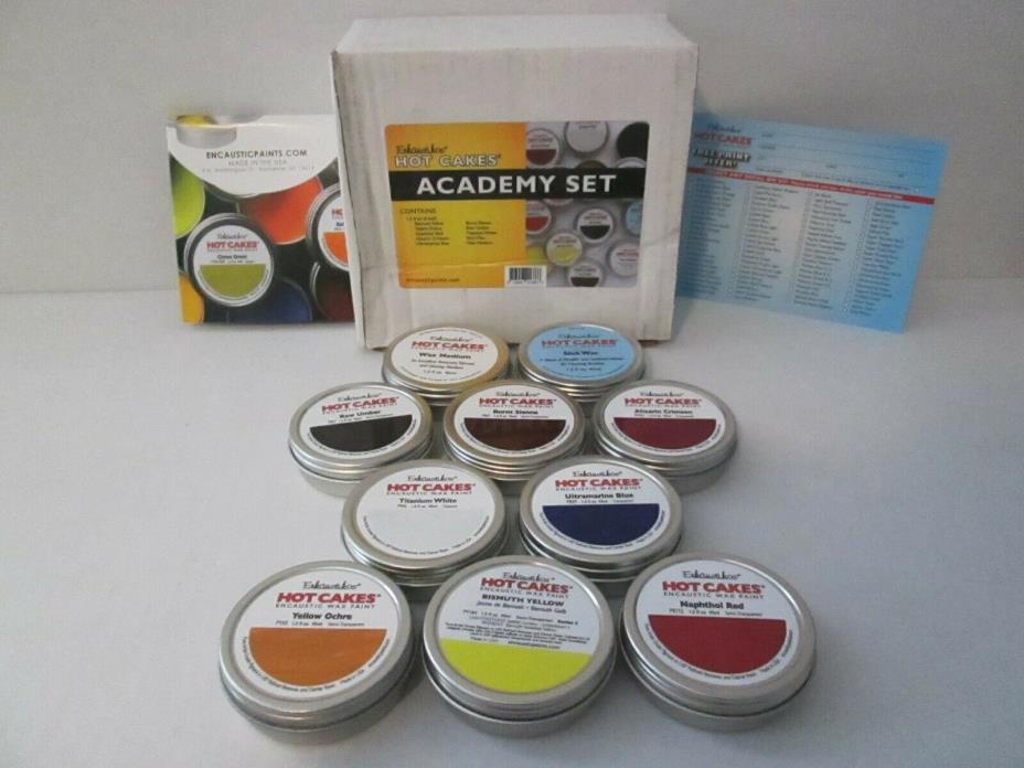 Enkaustikos Hot Cakes Encaustic Wax Paint 1.5 oz. Tins - Academy Set