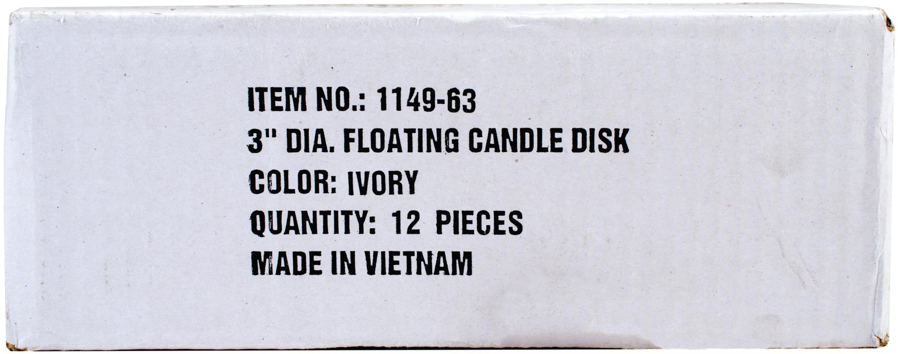 Unscented Floating Candle Disk 3