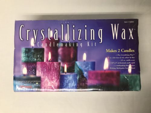 Crystallizing Wax Candle Making Kit - Makes 2 Candles