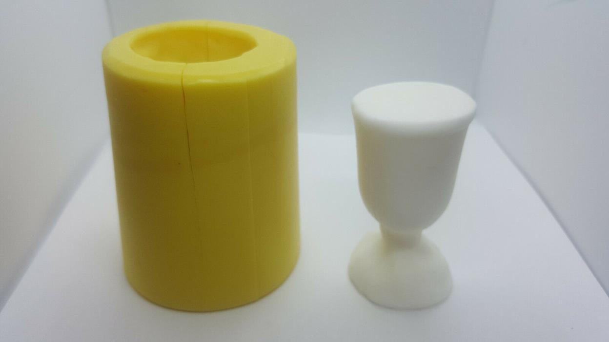 SILICONE MOLD FOR SOAP OR CANDLES / WINE GLASS