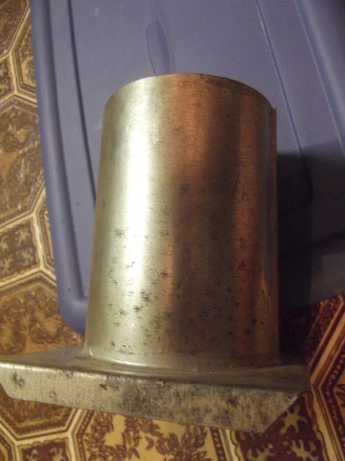 Vintage Candle Mold Silvertone Metal Pillar 4