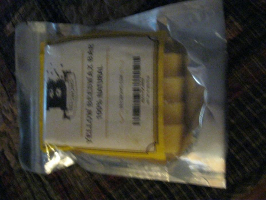 Beesworks Yellow Beeswax Cosmetic Grade Pure Create Lotion Balm 1oz Bar 6-Bars
