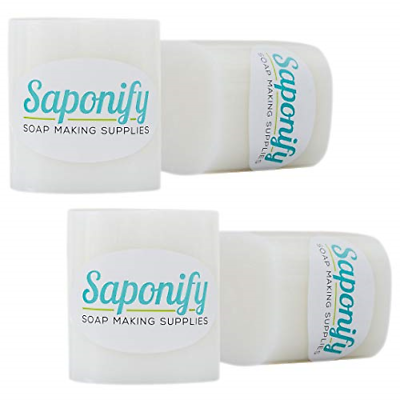 Saponify 4LB Coconut Milk Melt and Pour Soap Base - Make Your Own Gentle Soaps