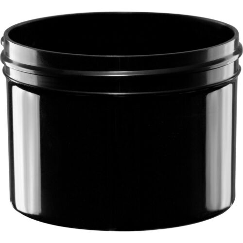 8 oz plastic jars with lids (35)