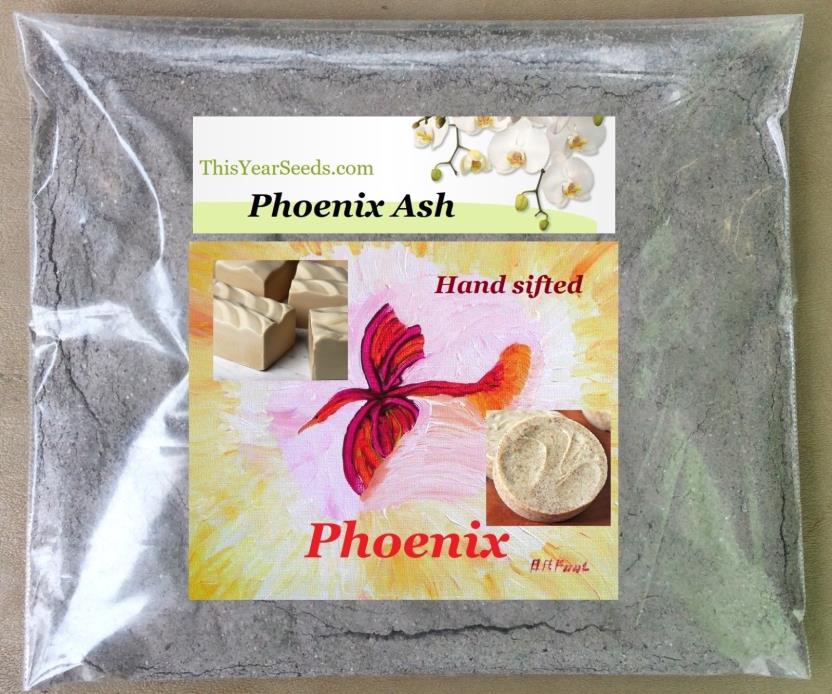Phoenix Ash for making Old Fashioned Lye Soap Human selected and Hand sifted