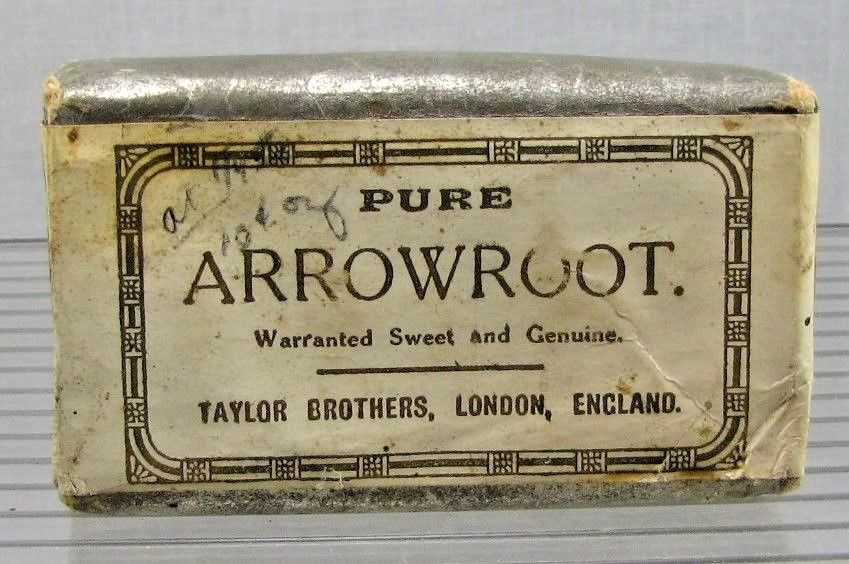 Vintage Package of Pure Arrowroot, Taylor Bros. London, England - Unopened