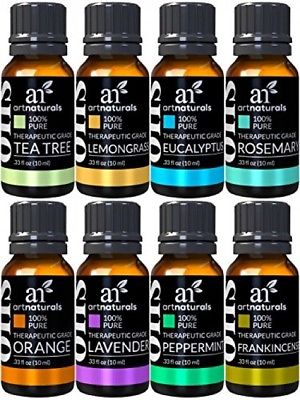 ArtNaturals Therapeutic-Grade Aromatherapy Essential Oil Set ? (8 x 10ml) -
