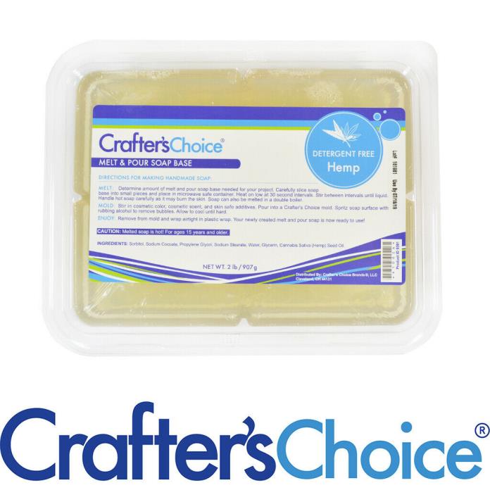 Crafters Choice 2 LB Detergent Free Hemp Melt & Pour Soap Base