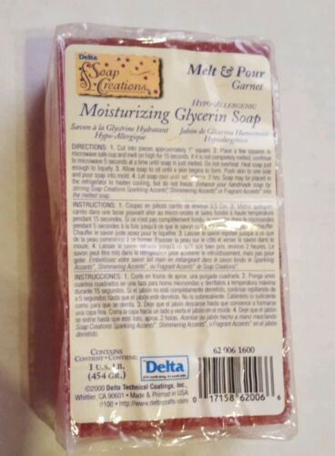 Melt & Pour Soap Garnet Moisturizing Glycerin Soap 1 lb