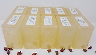 10 lb EXTRA CRYSTAL CLEAR Melt And Pour Pure Glycerin Soap Embeds BULK Wholesale