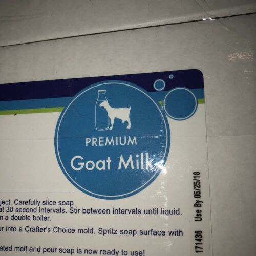 10 LBS Crafters Choice Premium GOAT'S MILK MELT & POUR SOAP BASE