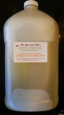1 GALLON NATURAL LAVENDER SOAP Liquid Glycerin Hand Shower Gel Bath Body Wash