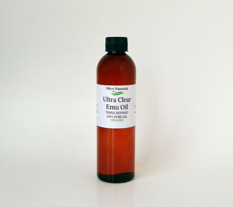 Emu Oil Ultra Clear Refined Organic from Australia from 2 oz to gallon