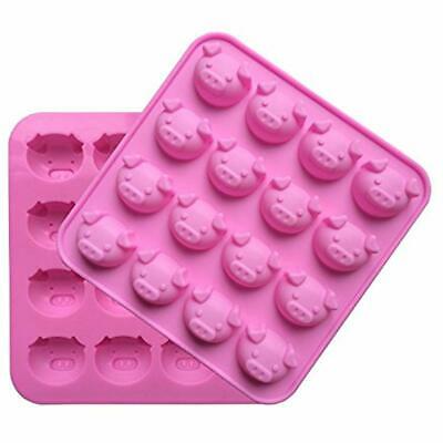 Babycola&39s Mum 2Pcs Pig Molds, Silicone For Chocolate, Sweet Moulds Tray Candy