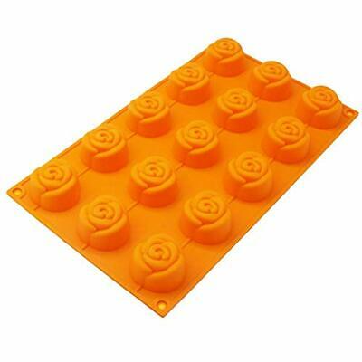 Xhaibei Rose Flower Ice Cube Chocolate Cake Jello Pan Silicone Guest Soap Mold