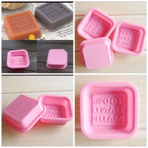 5x 100% Hand Made Silicone Rectangle Soap Mold Candy 420 Making Mould (5pcs)