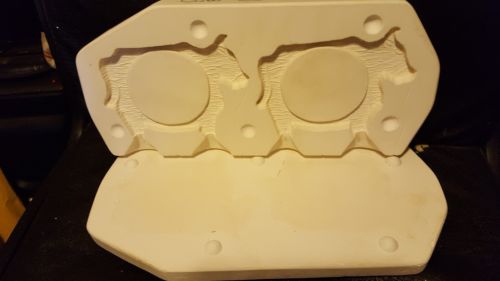 ceramic mold, Cow Coasters