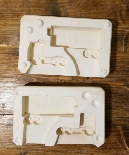 *RARE*Vintage Ceramic Truck Mold Duncan mold Tractor Trailor - great detail