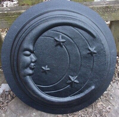 Moon face stepping stone plastic mold 13