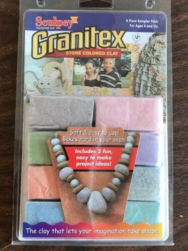 Sculpey III 3 Polymer Clay Granitex 1 Ounce 8/Pkg-Stone Colors