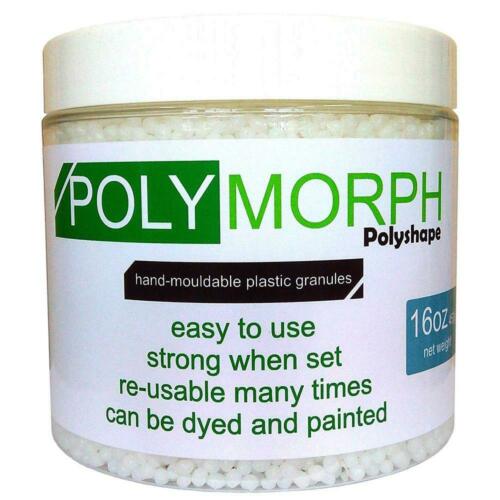 Polyshape Polymorph hand moldable plastic 16oz tub [plastimake, thermoplastic]