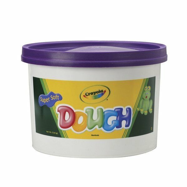 Crayola Non-Toxic Modeling Dough, 3 lb Pail, Purple