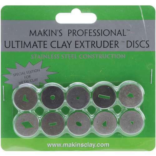 Makin's Professional Ultimate Clay Extruder Discs 10/Pkg Stainles