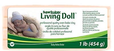 Polyform 1-Pound Super Sculpey Living Doll Clay, Baby