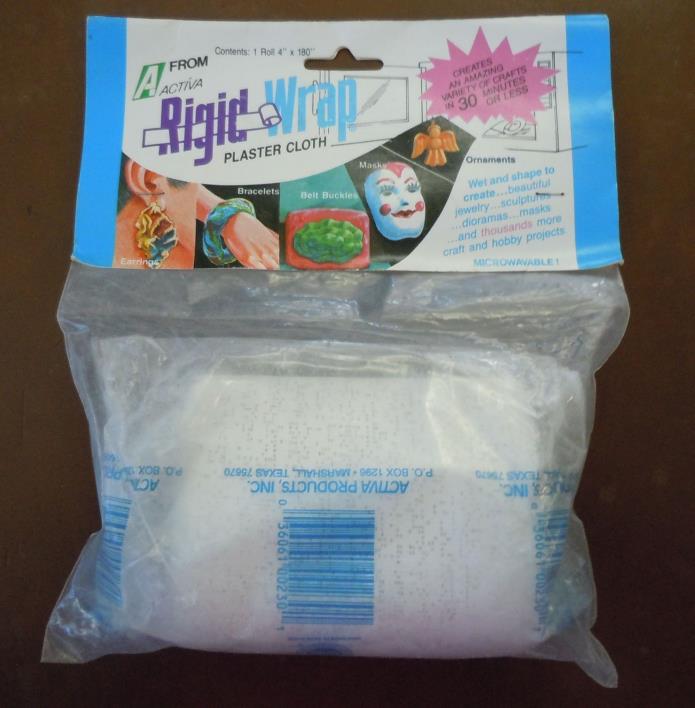 Vintage Activa 231 Rigid Wrap Plaster Cloth 4