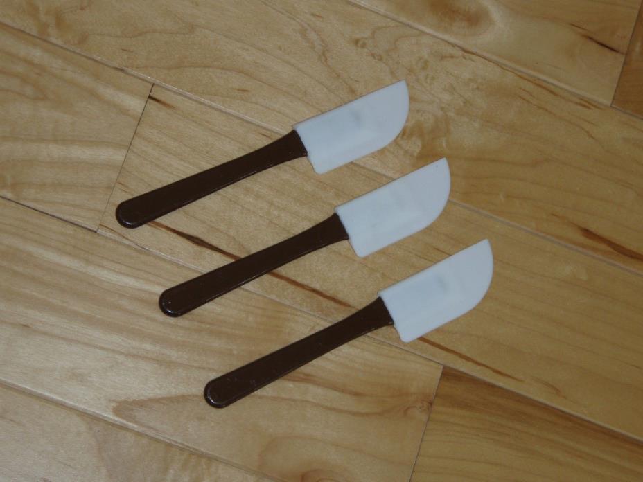 Craft Spatula - Set of 3 - Brown Handle - Mixing & Spreading Tools