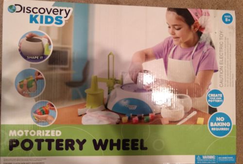 Discovery Kids Motorized Pottery Wheel New in box, creative clay crafts children