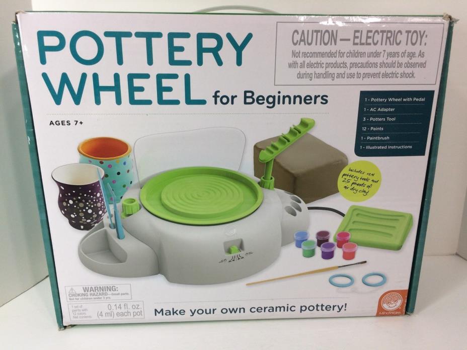 POTTERY WHEEL FOR BEGINNERS INCLUDES 2.5 POUNDS OF AIR DRY CLAY