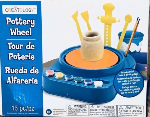 Creatology Pottery Wheel Kit Kids Learning Craft Making Creating Crafting Clay