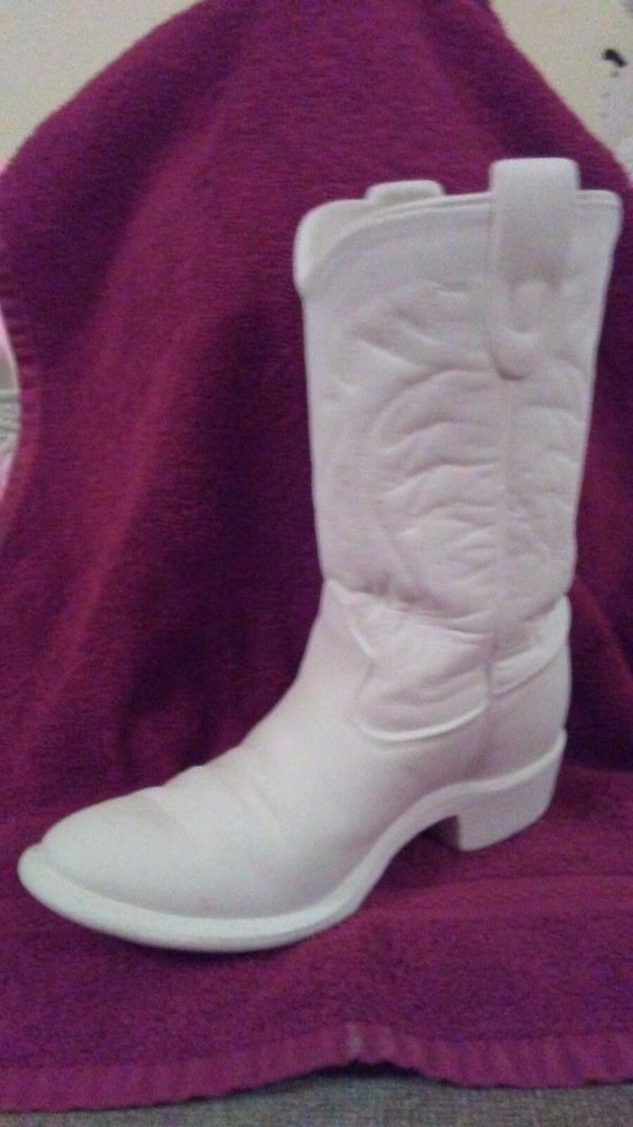 Ceramic Bisque Ready to Paint Cowboy Boot 9
