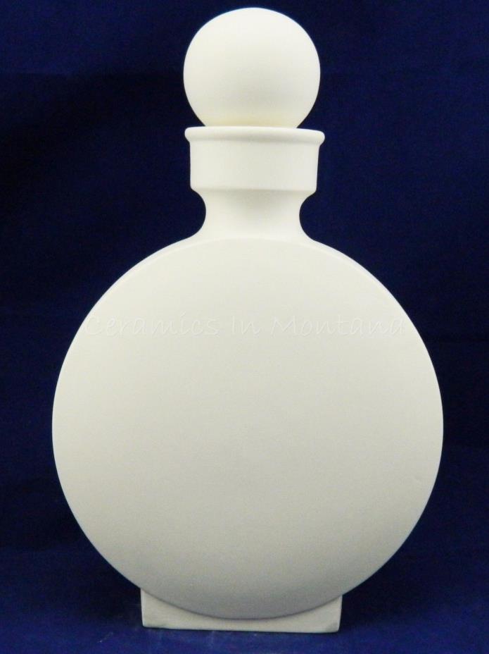 Decanter Ready to Paint Ceramic Bisque